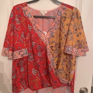 Boutique kimono blouse size large